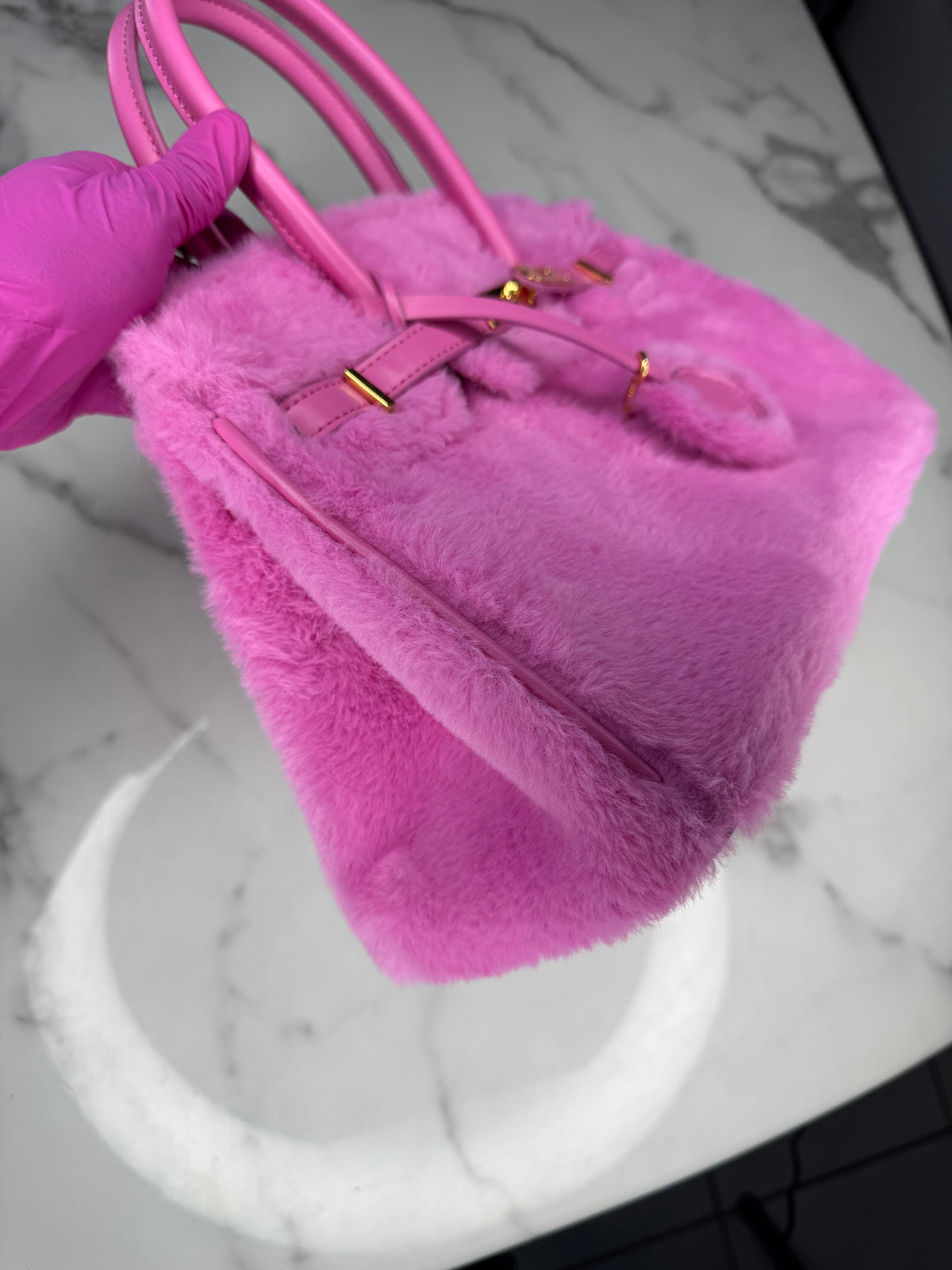 Candy Pink Messenger Bag