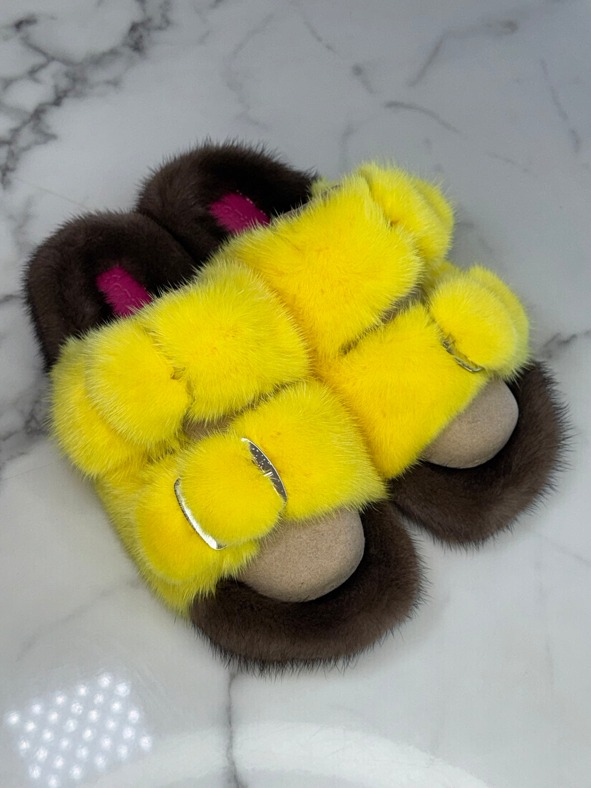 Oversized Mink OUTDOOR Slides