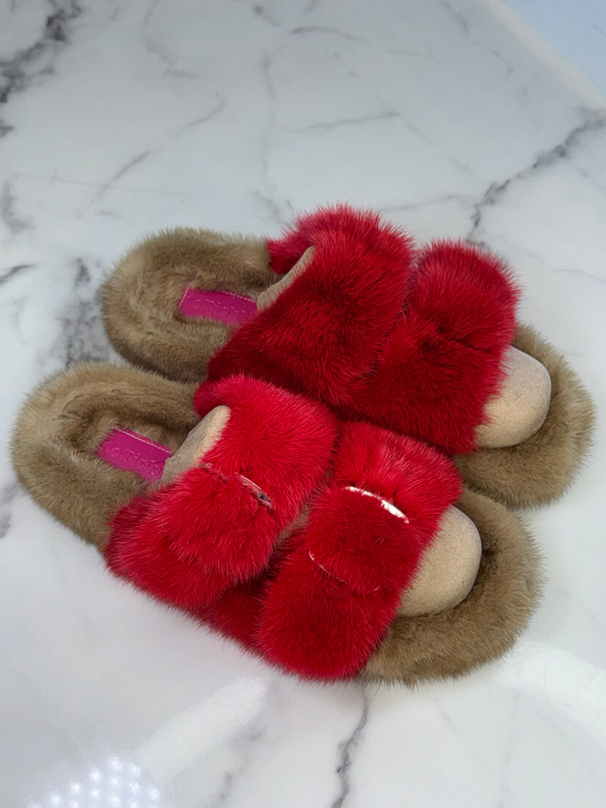 Oversized Mink OUTDOOR Slides