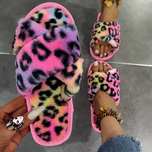 Pink Leopard INDOOR Slidez