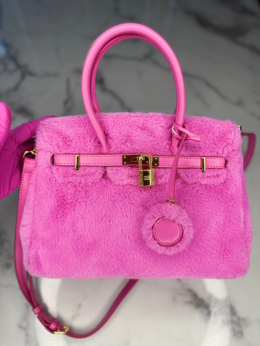 Candy Pink Messenger Bag