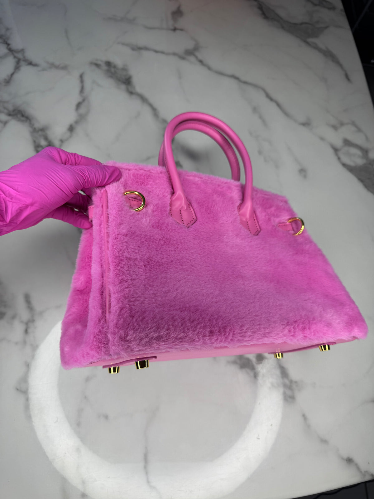 Candy Pink Messenger Bag