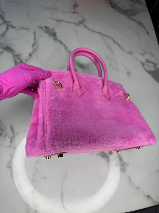 Candy Pink Messenger Bag