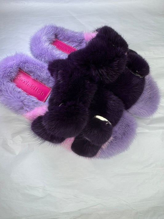 Oversized Mink OUTDOOR Slides