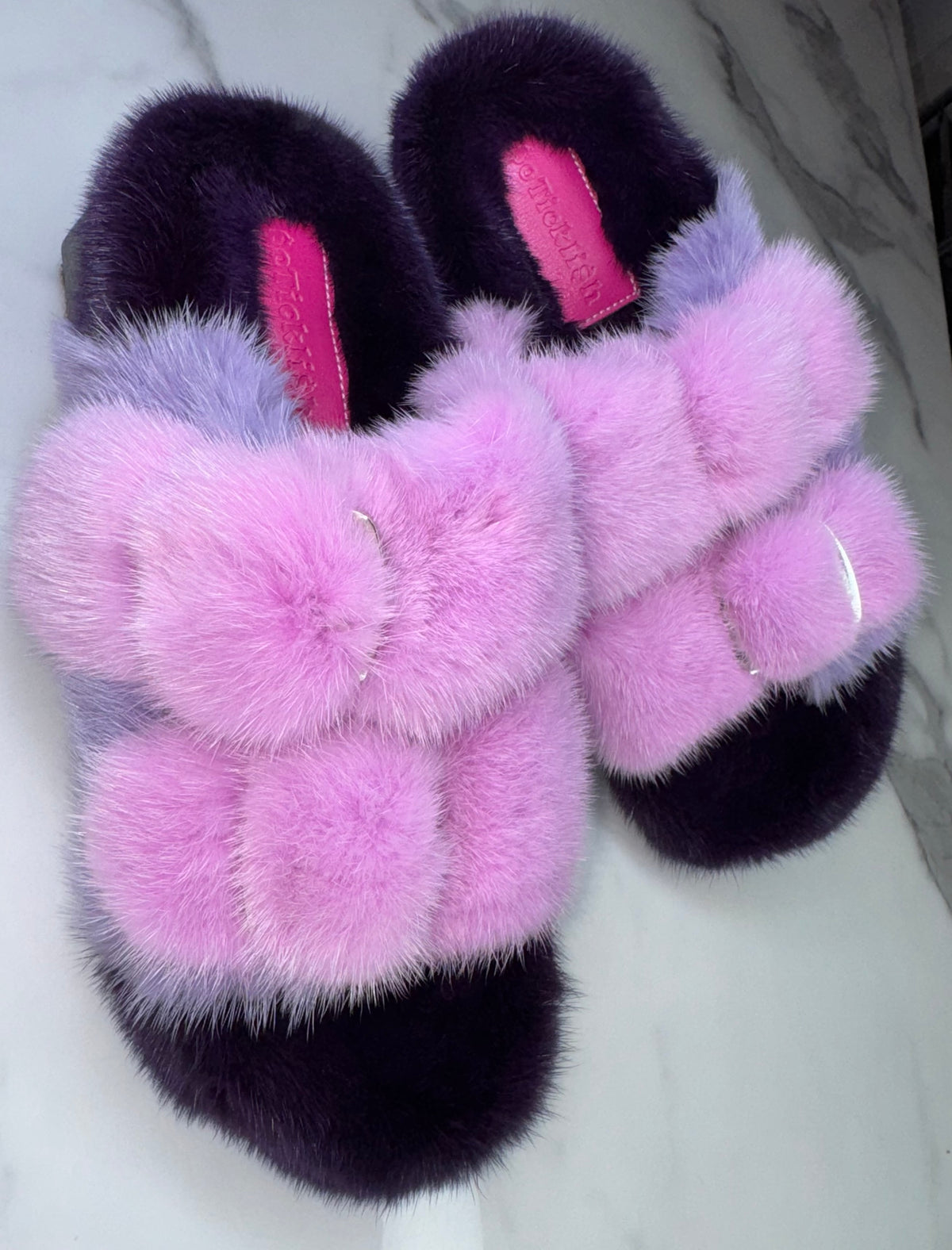 Oversized Mink OUTDOOR Slides